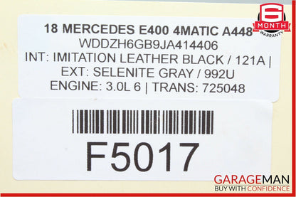 16-18 Mercedes W213 E400 Front Right & Left Side Brake Rotor Disc Set Drilled