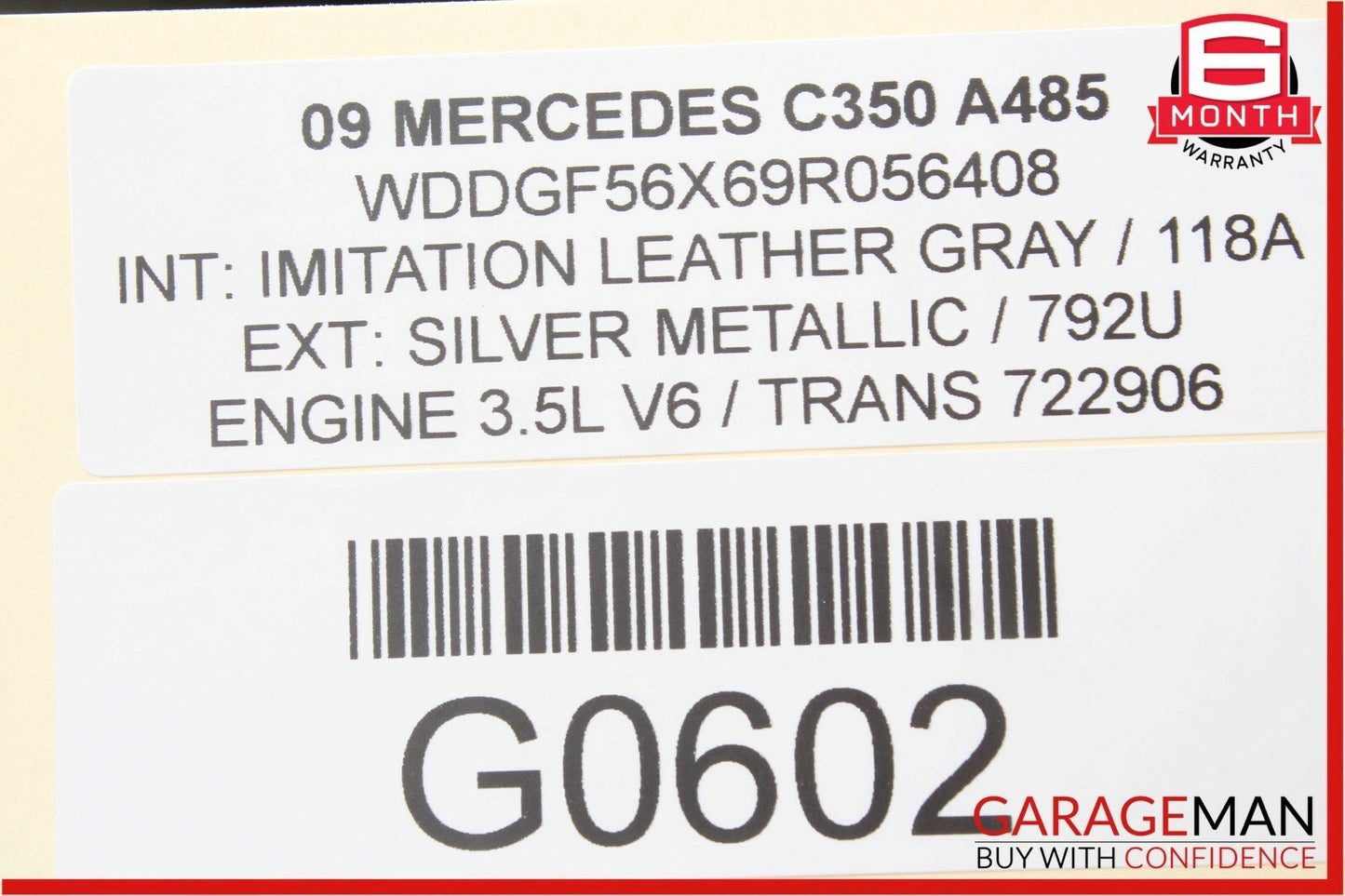 08-15 Mercedes W204 C350 Trunk Lid Lock Latch Actuator w/ Cylinder Mechanism OEM