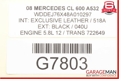 07-09 Mercedes W221 S550 CL550 CL600 Bluetooth Communication Controller Module