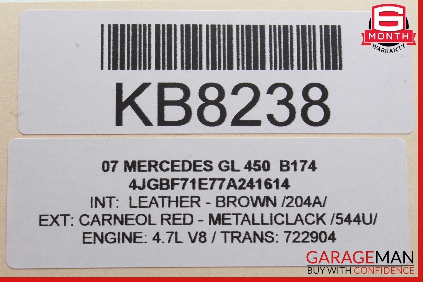 06-12 Mercedes GL450 E350 SL550 CLS550 Communication Control Module Unit