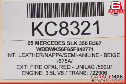 03-12 Mercedes SLK350 E350 CLS550 E320 GL450 Front Left Seat Control Module Unit