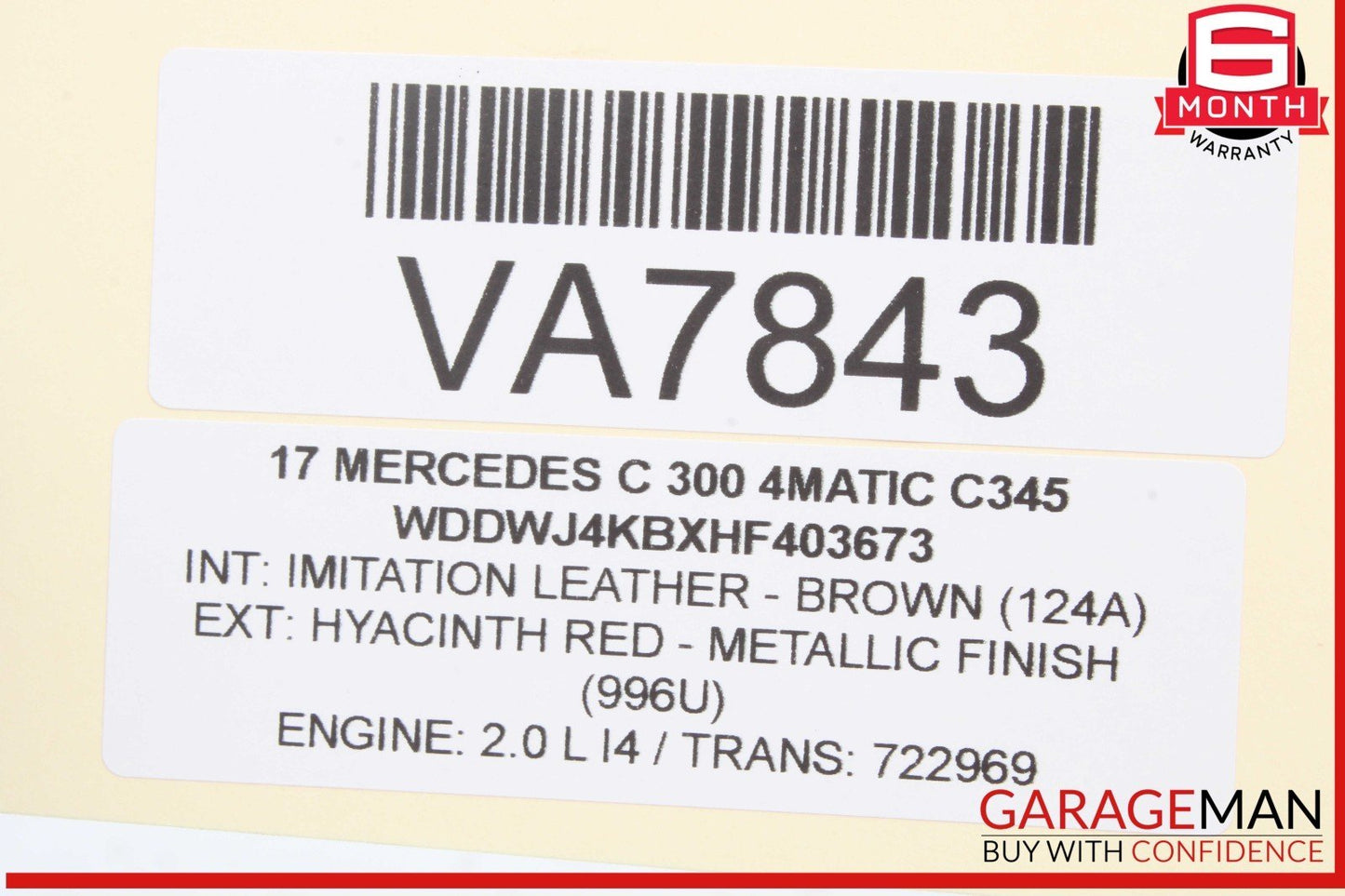 15-23 Mercedes W205 C300 4MATIC Rear Trunk SAM Control Module Unit OEM
