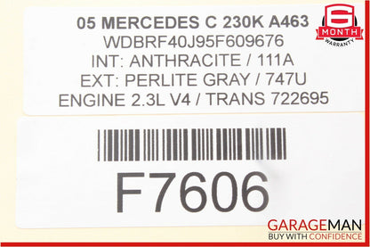 05-07 Mercedes W203 C230 C320 Hazard Light Door Lock Switch Control Module OEM