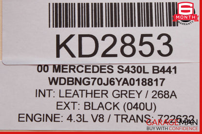 00-06 Mercedes W220 S430 CL500 Front Right Side Suspension Upper Control Arm OEM