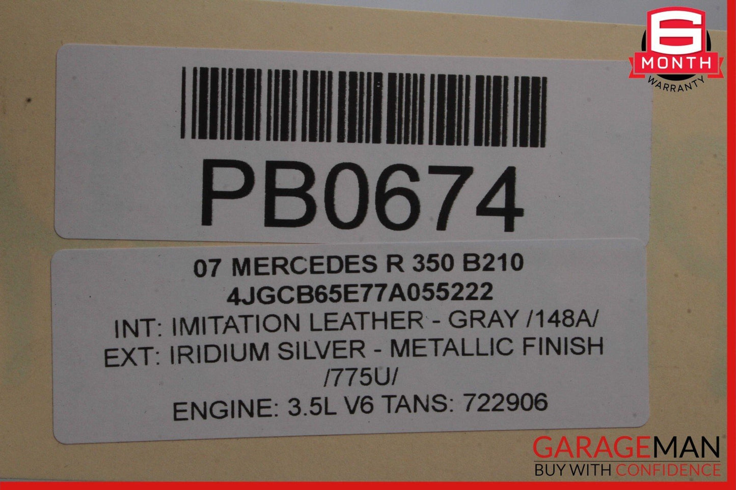 06-13 Mercedes W251 R350 Left Side Rocker Skirt Molding Panel Iridium Silver