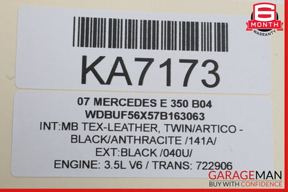 03-12 Mercedes CLS500 SLK280 E350 Front Right Side Seat Control Module Unit