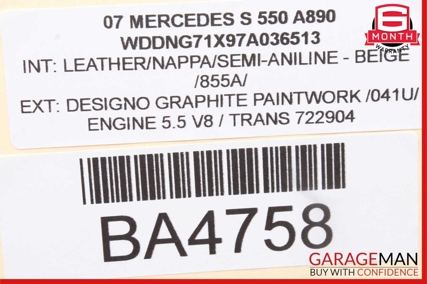 07-13 Mercedes W221 S550 CL550 Front Right Side Seat Control Switch Set OEM