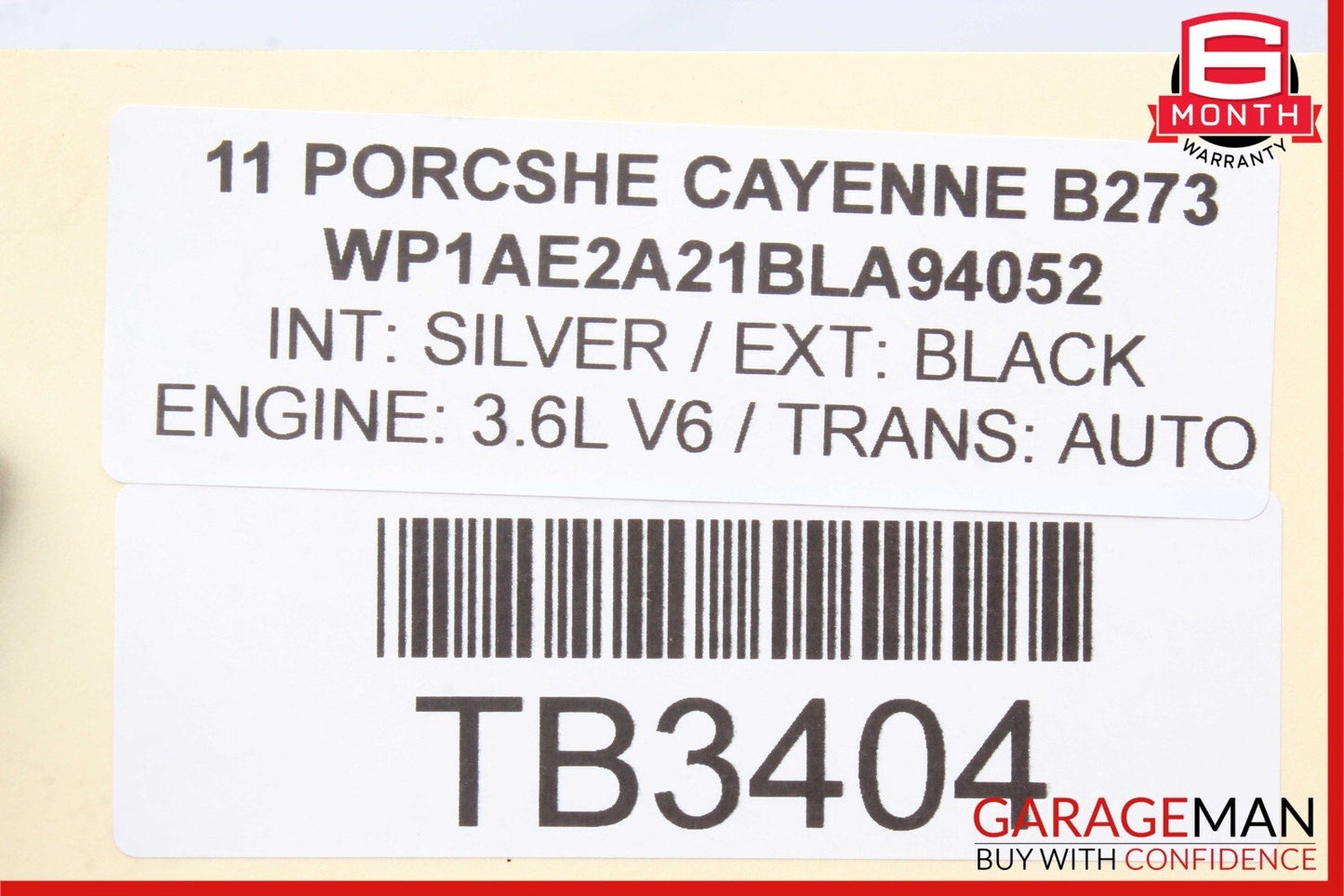 11-14 Porsche Cayenne 958 Power Brake Booster Master Cylinder Reservoir OEM