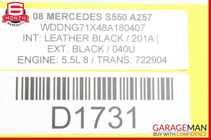 07-13 Mercedes W221 S550 CL550 A/C AC Heater Climate Switch Control Module OEM