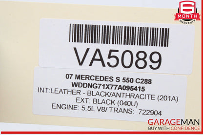 07-13 Mercedes W221 S550 S63 Front Left Driver Side Under Seat Control Unit OEM