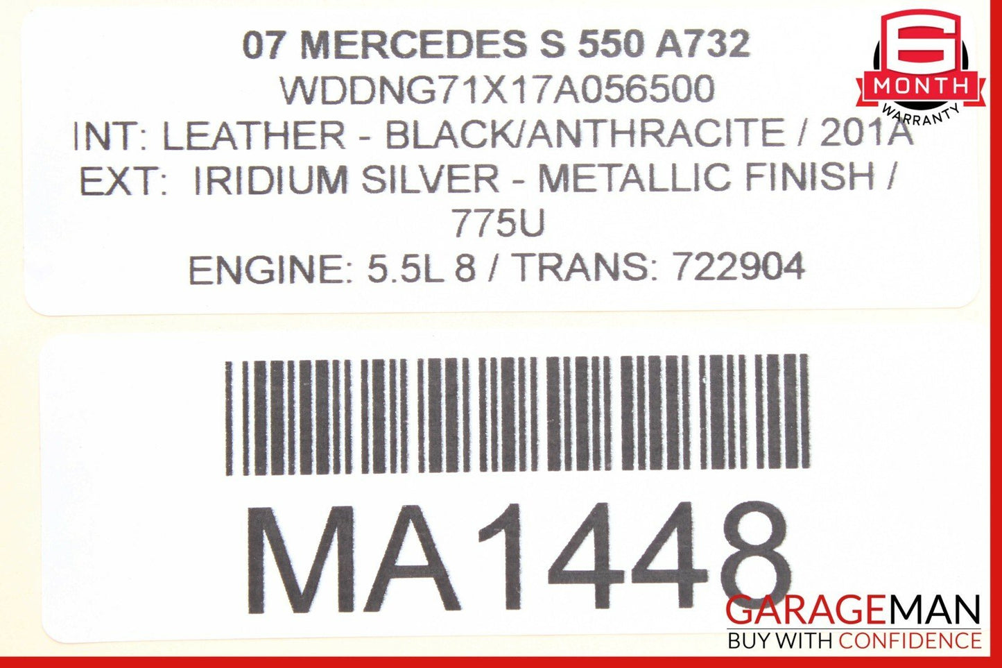 07-13 Mercedes W221 S550 CL550 Front Left Side Seat Control Switch Set Assembly