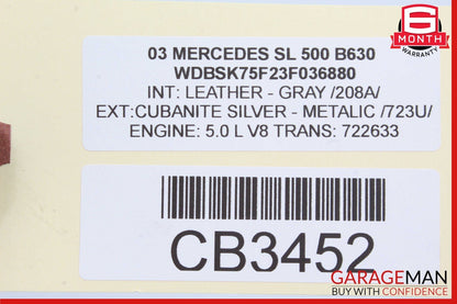 03-12 Mercedes R230 SL500 E350 CLS550 Rear Right Side Upper Control Arm OEM
