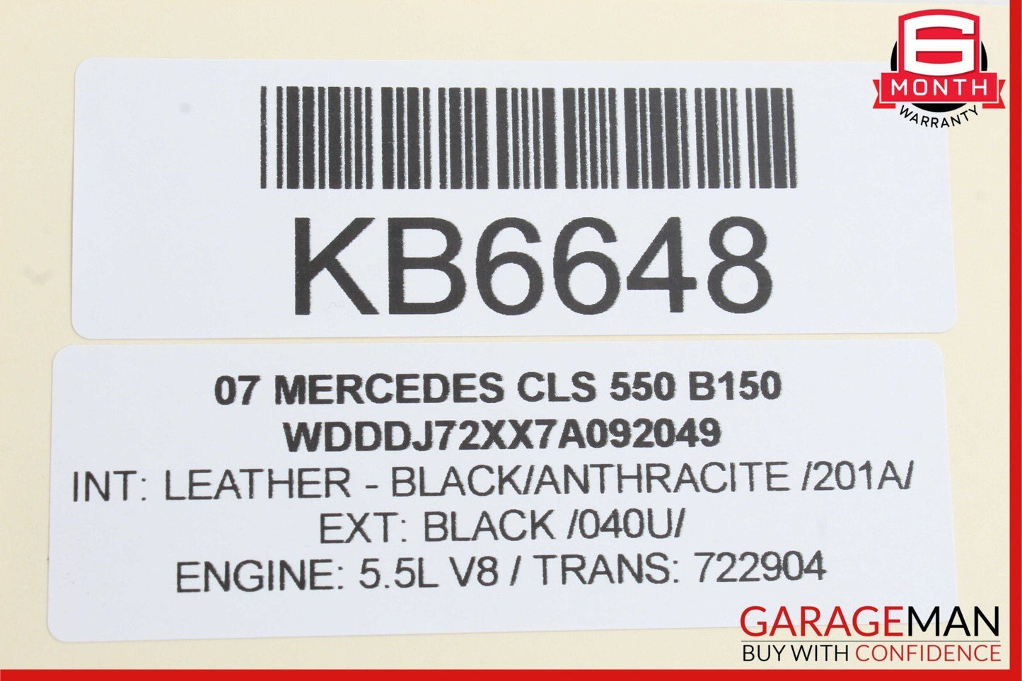 06-11 Mercedes W219 CLS550 CLS500 Rear Left Driver Door Lock Latch Actuator OEM
