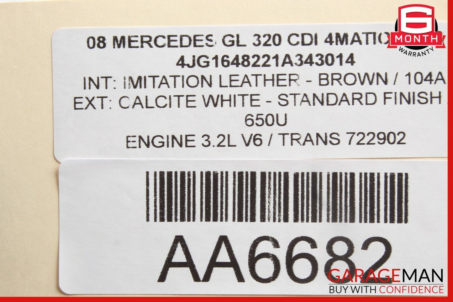 06-13 Mercedes GL320 R350 ML350 Front Left Driver Side Door Control Module Unit