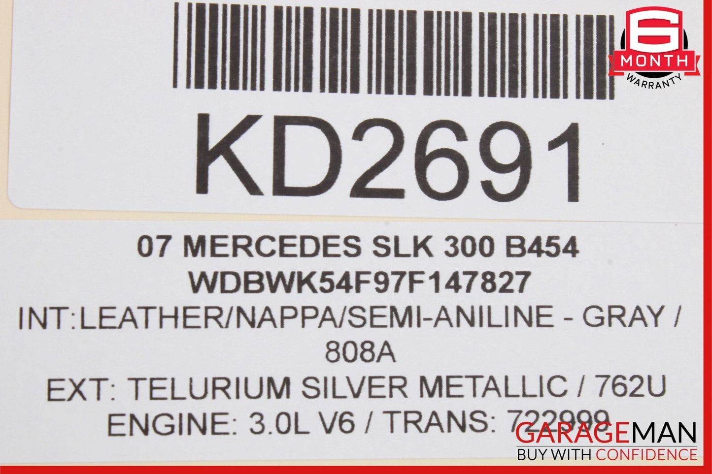 05-11 Mercedes R171 SLK300 Front Left Side Wheel Spindle Knuckle Hub Bearing OEM