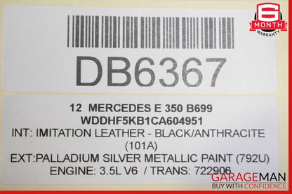 10-13 Mercedes W212 E350 E550 E400 Front Left Interior Door Panel Cover Assembly