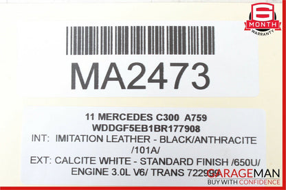 08-15 Mercedes W204 C300 C250 Front Right Side RWD Spindle Knuckle Hub Bearing