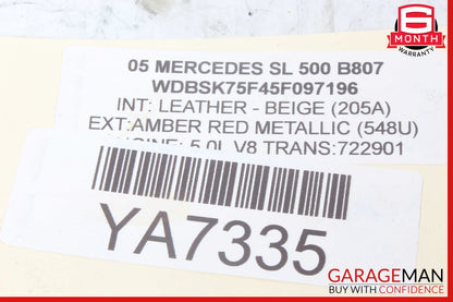 03-06 Mercedes R230 SL500 SL55 AC A/C Air Conditioning Compressor Pump OEM