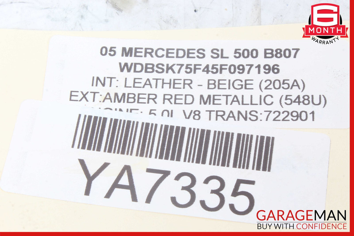 03-06 Mercedes R230 SL500 SL55 AC A/C Air Conditioning Compressor Pump OEM