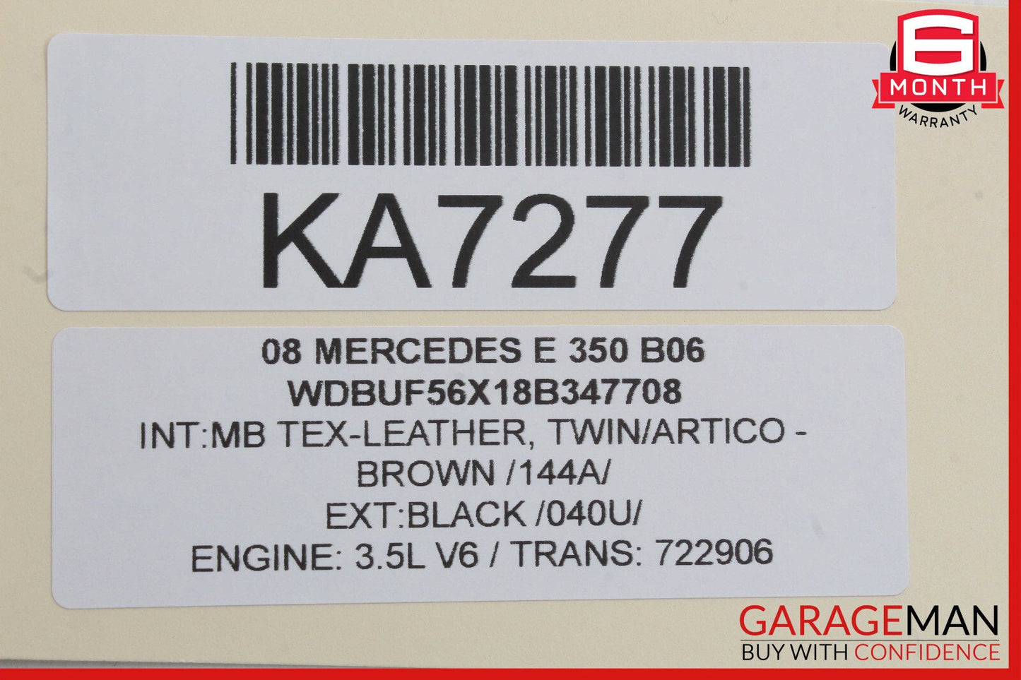 03-09 Mercedes W211 E500 E63 Door Lock Latch Actuator Front Right Passenger OEM