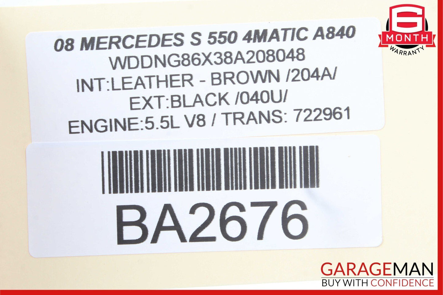 07-14 Mercedes S550 CL550 Electric Power Supply Control Fuse Box Module Unit