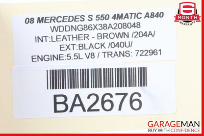 07-14 Mercedes S550 CL550 Electric Power Supply Control Fuse Box Module Unit