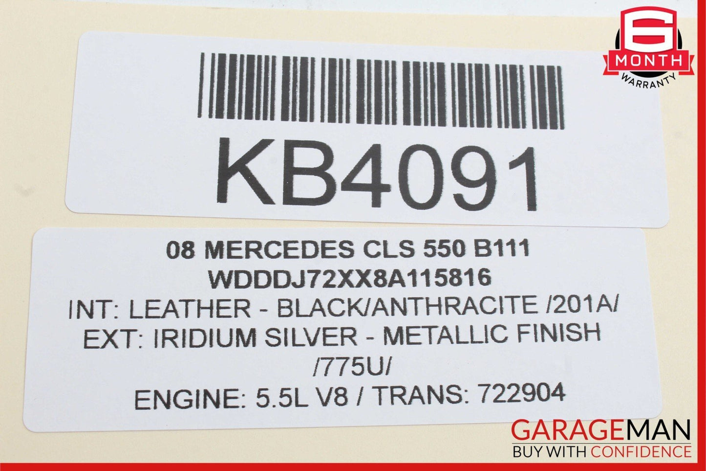 06-11 Mercedes W219 CLS550 CLS500 Front Right Door Control Module 2198202026 OEM
