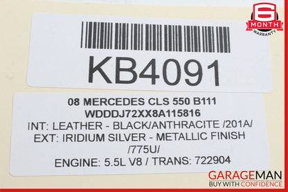06-11 Mercedes W219 CLS550 CLS500 Front Right Door Control Module 2198202026 OEM