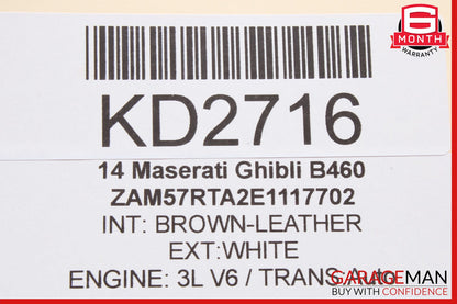 14-17 Maserati Ghibli Park Parking Assist Sensor PDC Control Module Unit OEM