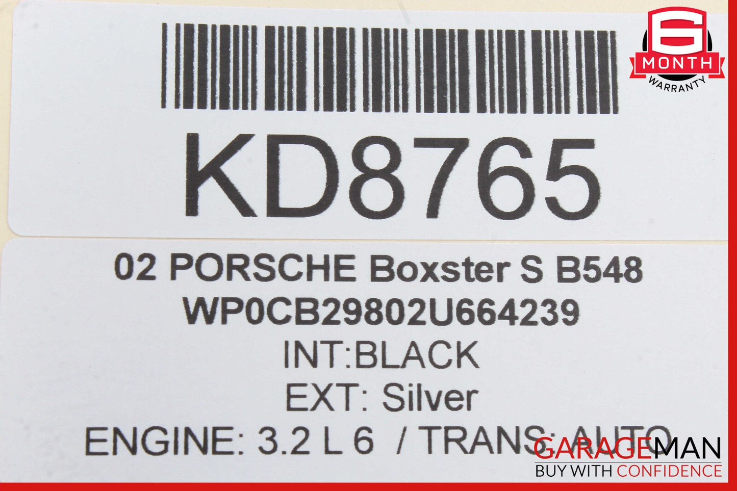 97-04 Porsche Boxster 986 Front Right Seat Belt Seatbelt Retractor Black OEM