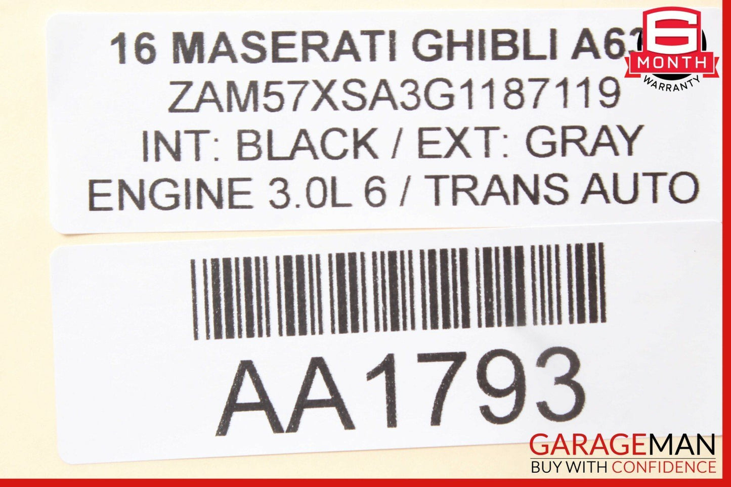 14-17 Maserati Ghibli Ignition Engine Start Stop Switch Control 670013537