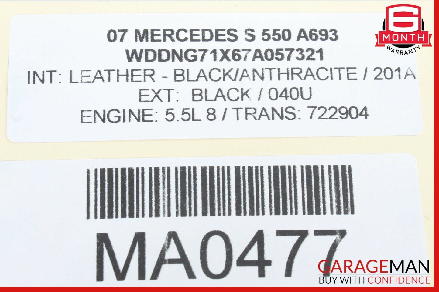 07-14 Mercedes W221 S500 S550 Front Right Dash AC A/C Air Vent Trim Grill Black