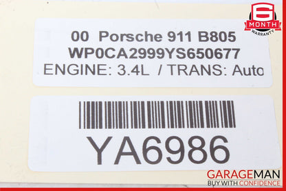 99-01 Porsche Carrera 911 996 Boxster 986 Navigation Control Module Player OEM