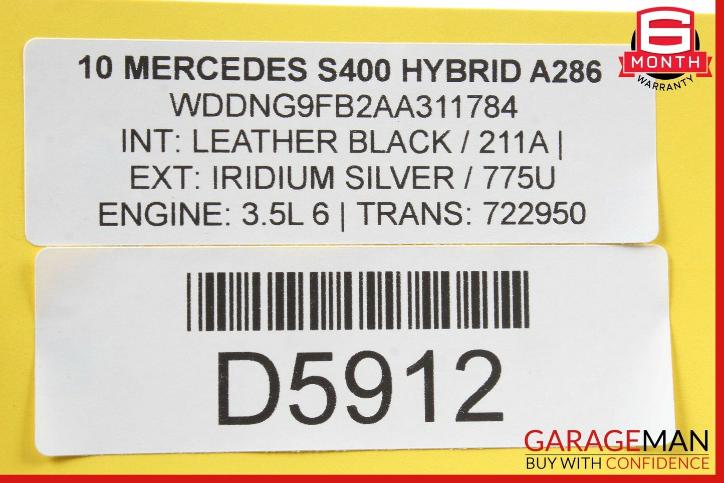 07-13 Mercedes W221 S400 CL550 Airmatic Air Suspension Control Module Q01 OEM