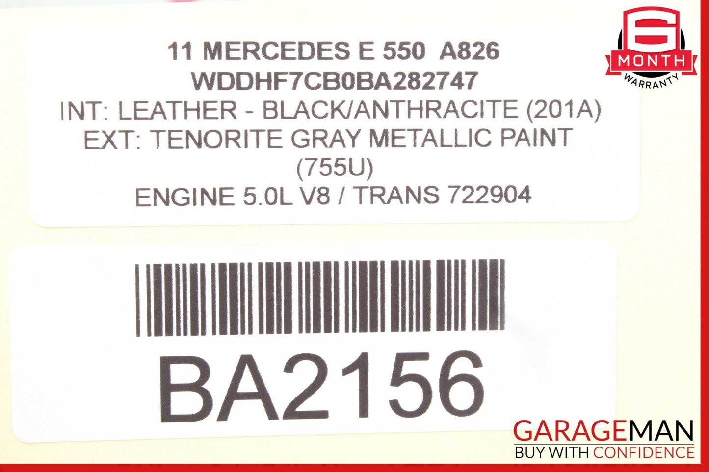 10-16 Mercedes W212 E350 E550 Front Right RWD Suspension Wishbone Control Arm