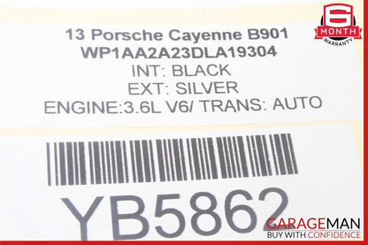 11-18 Porsche Cayenne 958 Rear Right Passenger Side Wheel Spindle Knuckle Hub