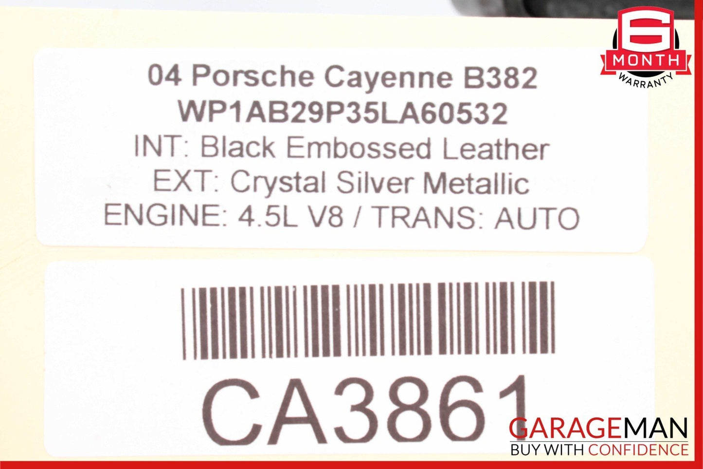 03-10 Porsche Cayenne 955 957 Front Left Side Shock Absorber Strut Coil Spring