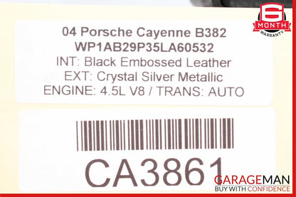 03-10 Porsche Cayenne 955 957 Front Left Side Shock Absorber Strut Coil Spring