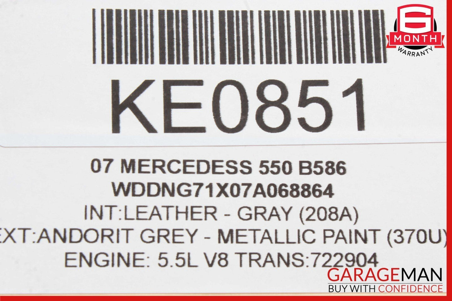 07-09 Mercedes W221 S450 S550 S600 Individual Rear Seats Control Unit Module OEM