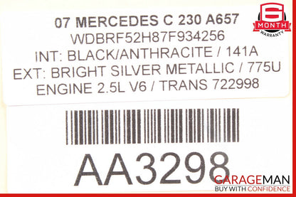01-07 Mercedes W203 C230 C320 Front Right Passenger Door Control Module Unit OEM