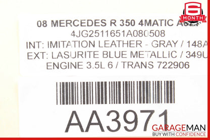 06-12 Mercedes W251 R350 GL450 ML450 Front Right Side Door Control Module OEM