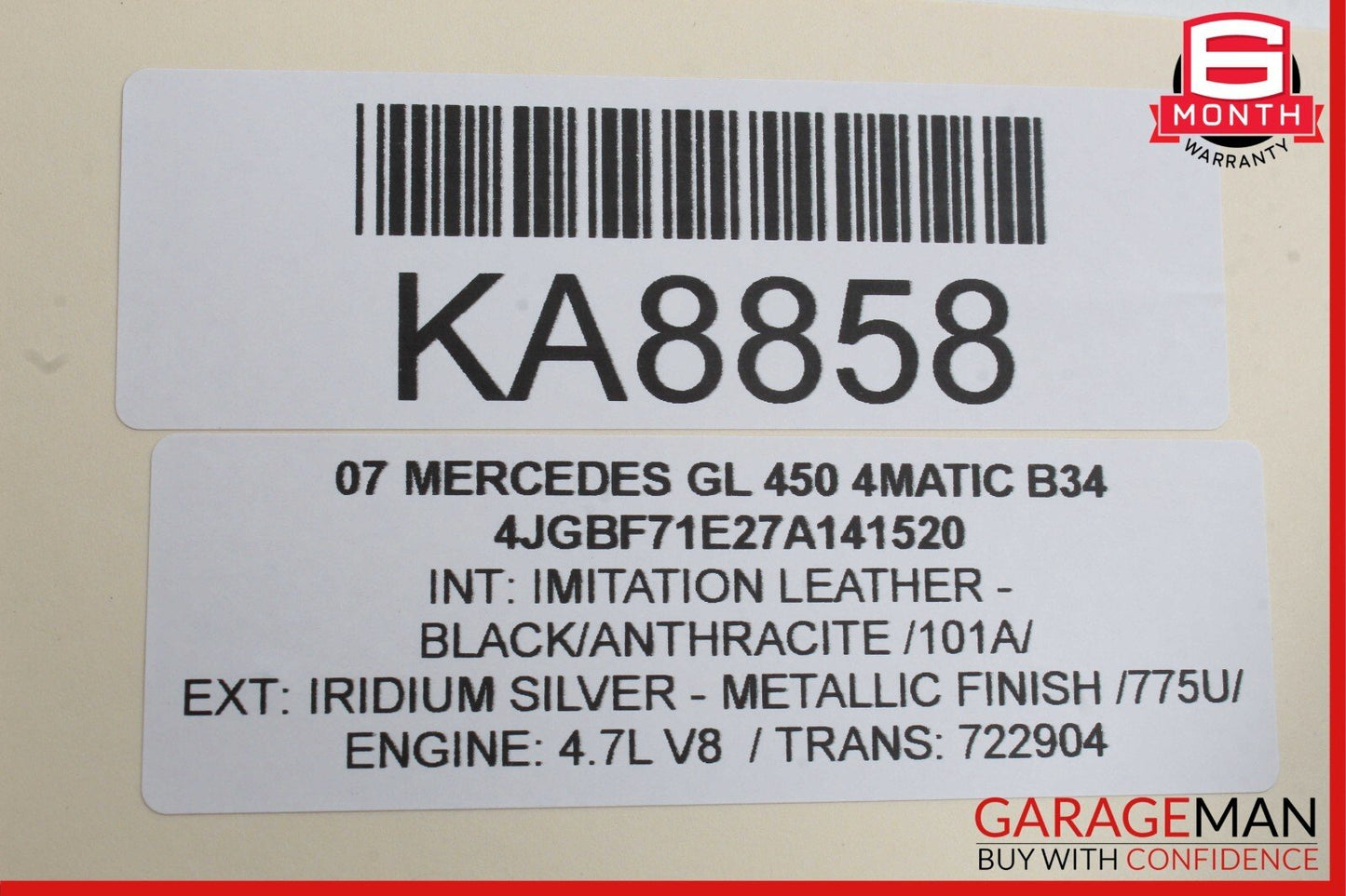 06-12 Mercedes GL450 E350 SL550 Communication Control Module Unit 2308207026