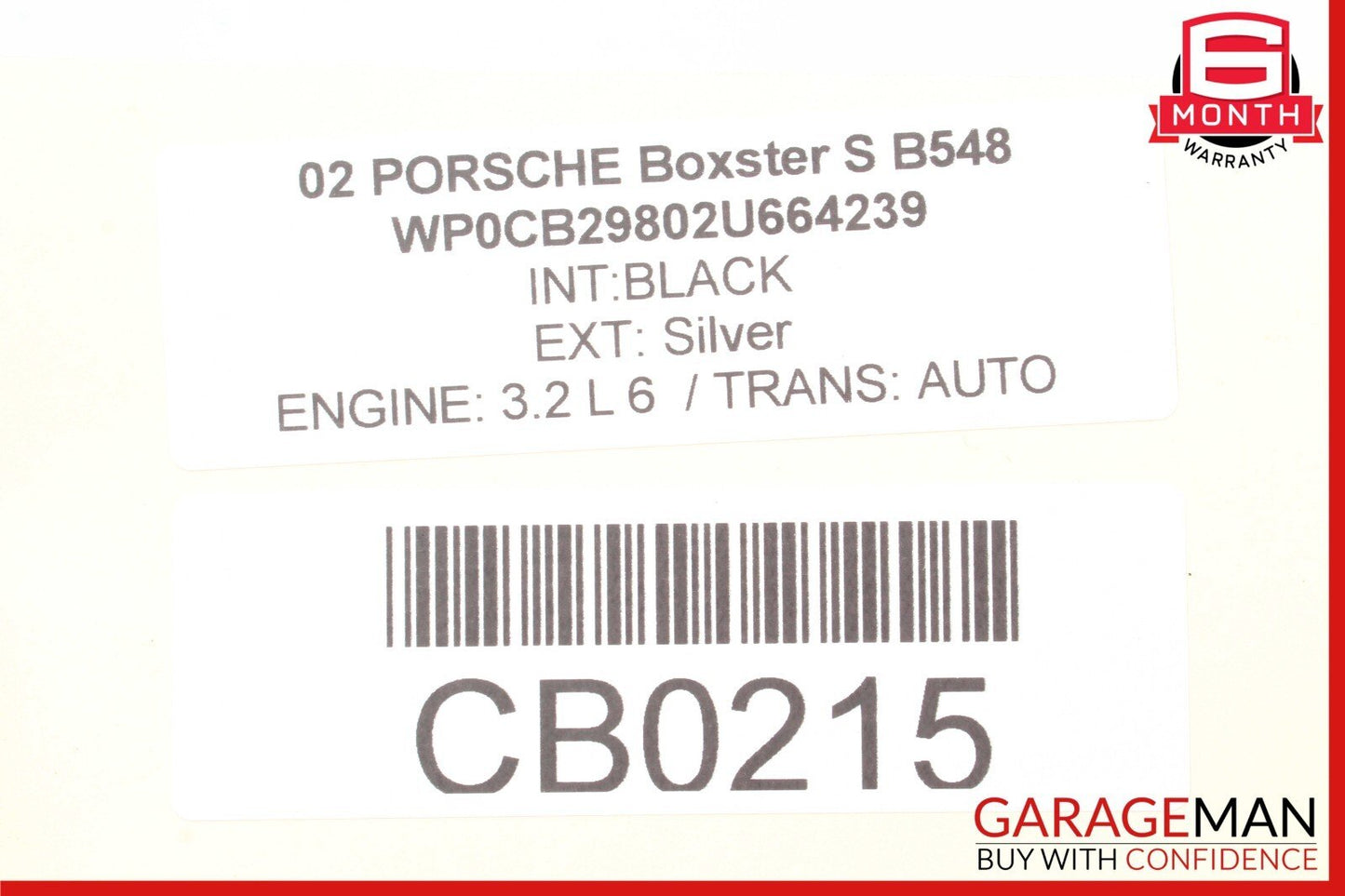 97-04 Porsche Boxster S 986 Fuel Gas Tank Filler Neck Line Pipe Assembly OEM