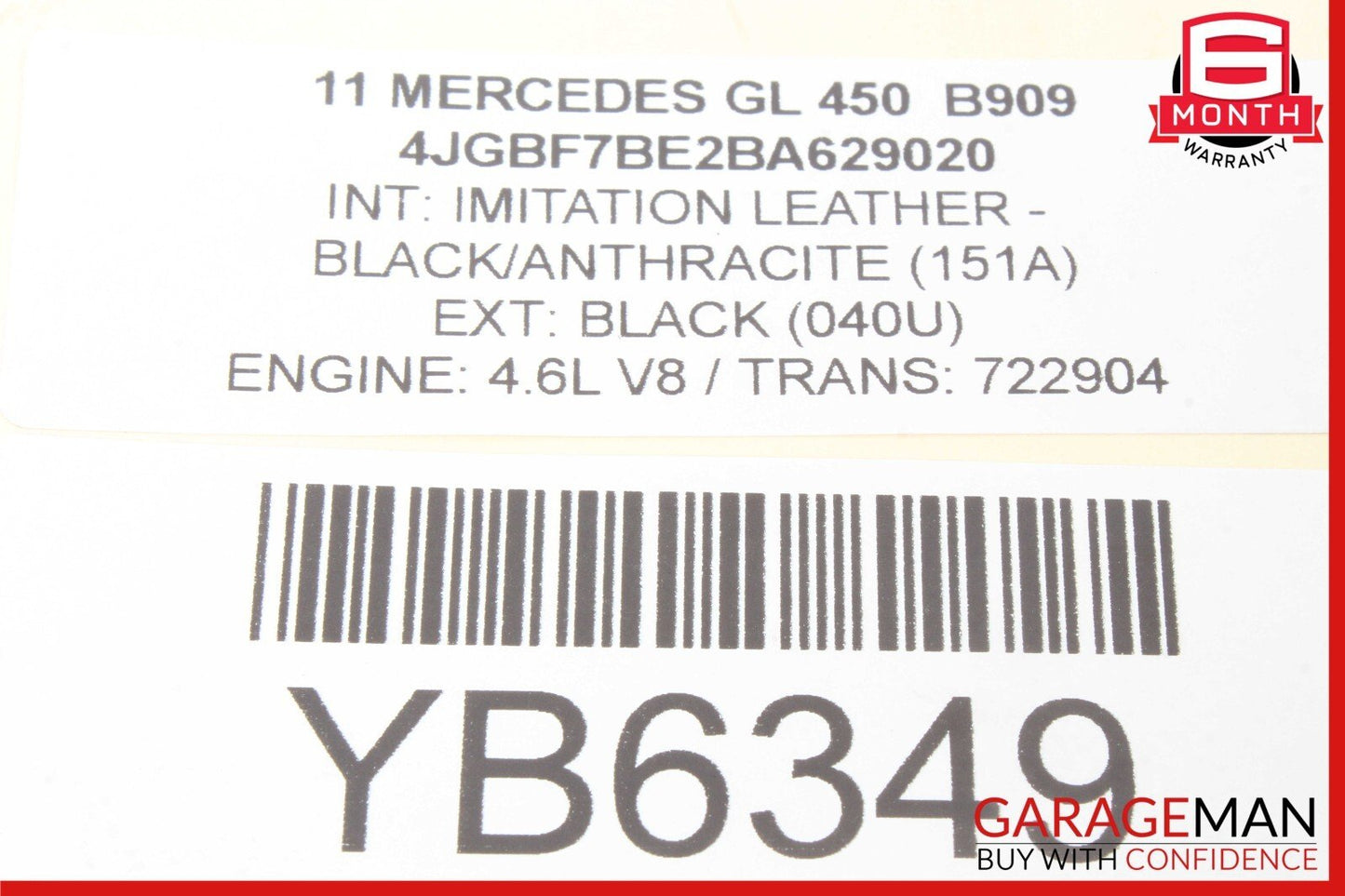 06-13 Mercedes X164 GL450 ML450 Front Right Side Exterior Door Handle OEM