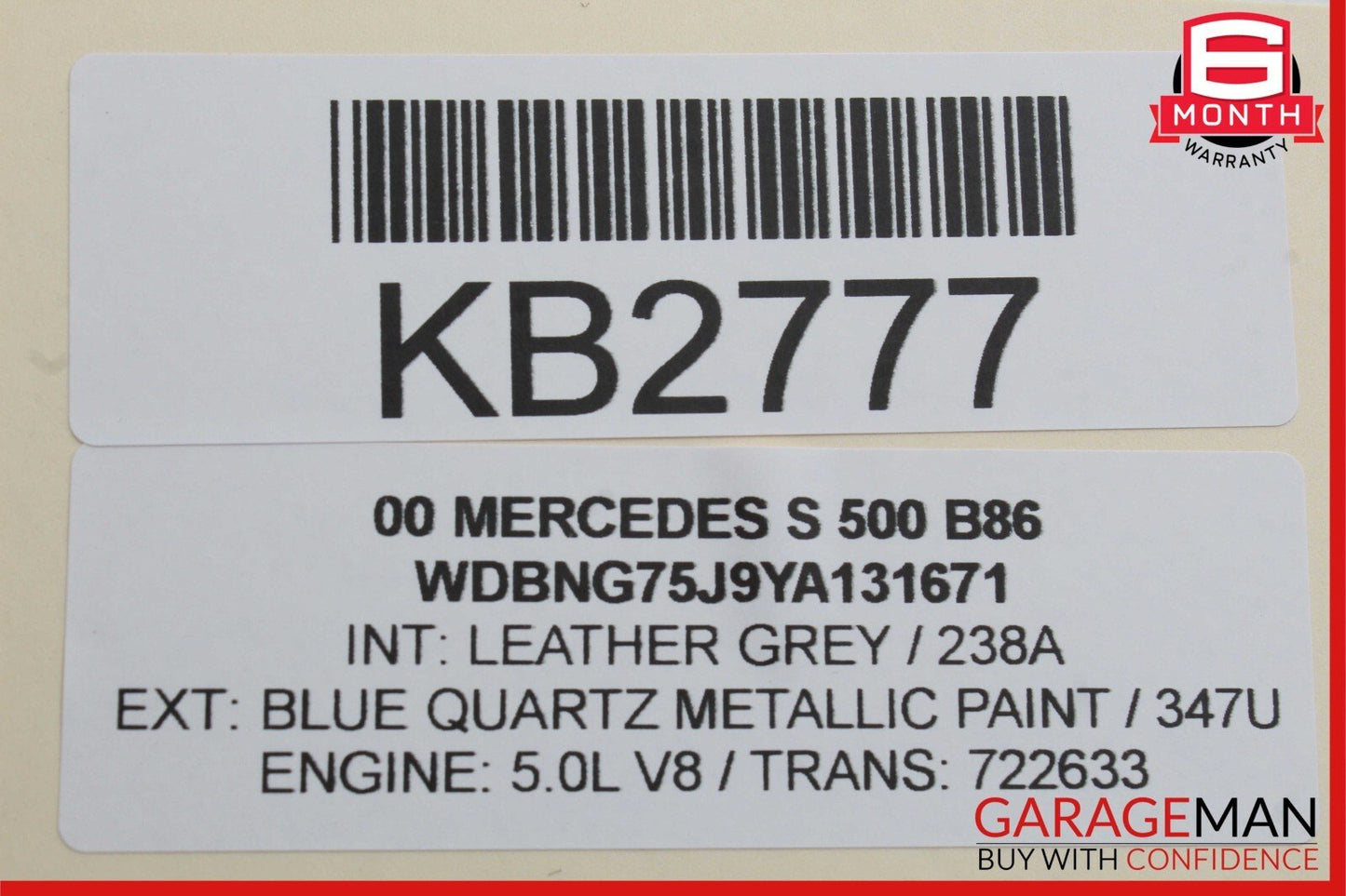 00-06 Mercedes W220 S500 Front Left & Right Side Door Sound Speaker Speakers Set