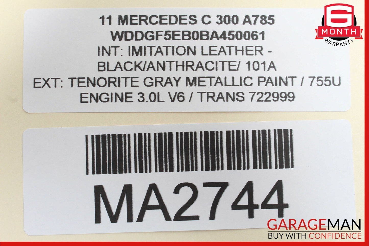08-14 Mercedes W204 C300 Front Right Side Door Panel Tweeter Speaker Trim Cover