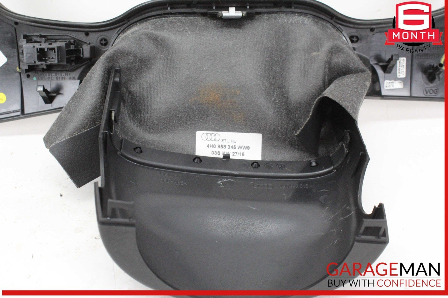 11-18 Audi A8 S8 Front Left Side Dash Trim Cover Panel w/ Control Switches OEM
