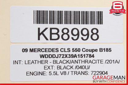 06-11 Mercedes W219 CLS500 CLS550 Rear Right Door Control Module 2198203426 OEM
