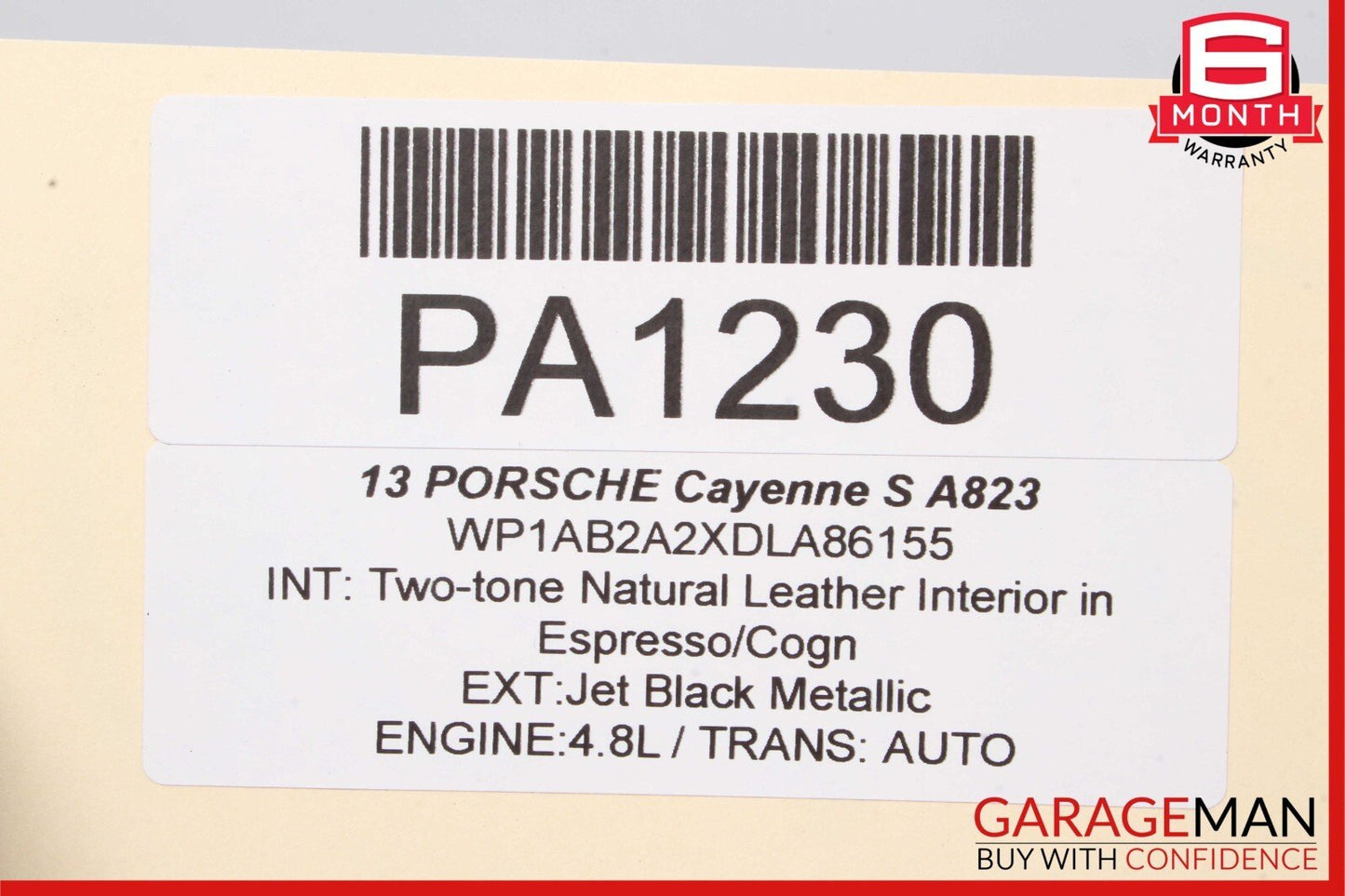 11-18 Porsche Cayenne 958 Front Right Passenger Spindle Knuckle Hub Bearing OEM