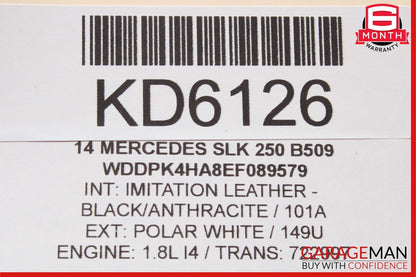12-16 Mercedes R172 SLK250 SLK350 Hand Parking Brake Control Module Unit OEM